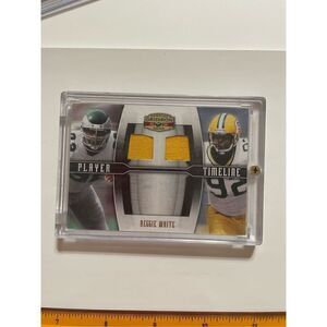 2008 donruss playoff gridiron gear player timeline Reggie white 10/50 pt-1